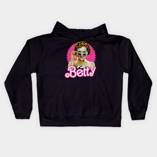 Betty White or Barbie Kids Hoodie by dullgold